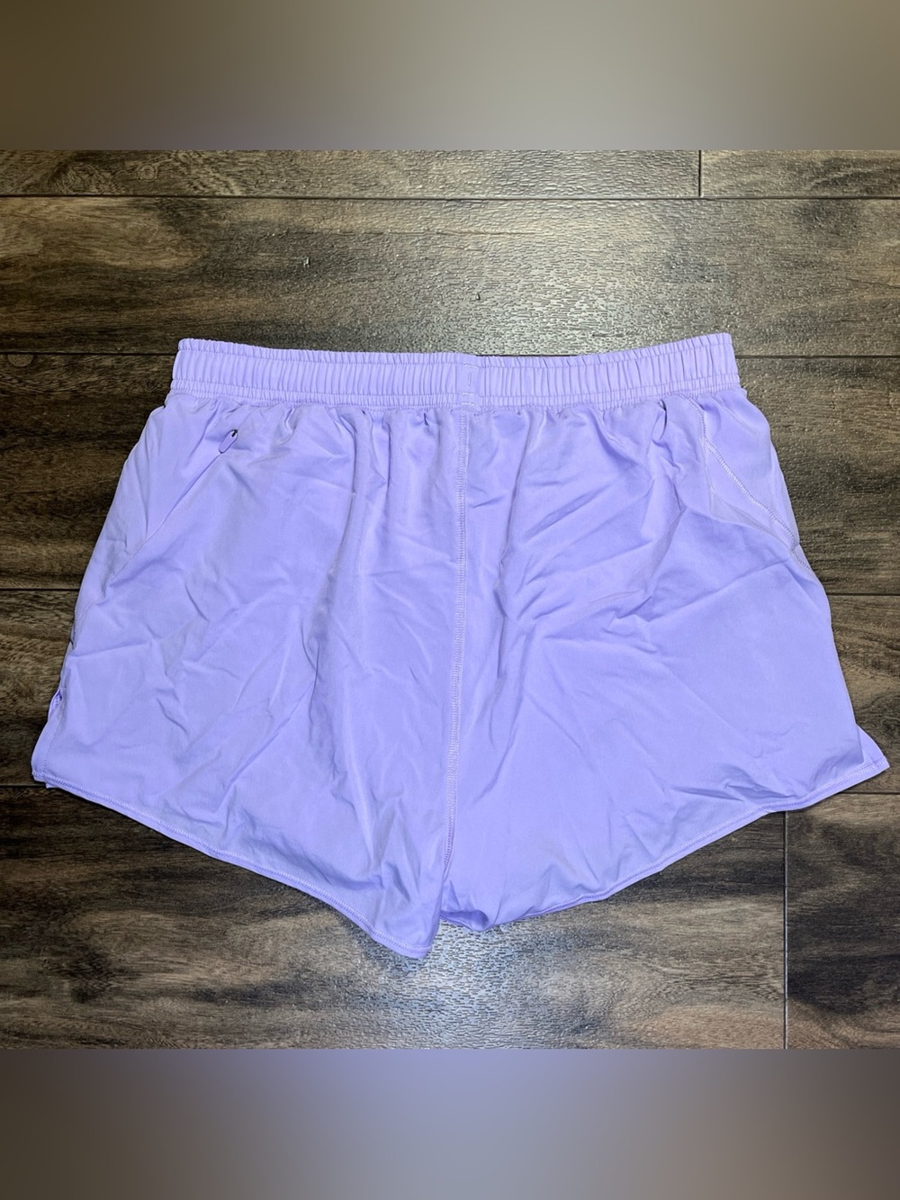 Alo Yoga Stride Shorts Womens Medium Purple Lined Athletic Running Elastic Waist - Picture 7 of 11